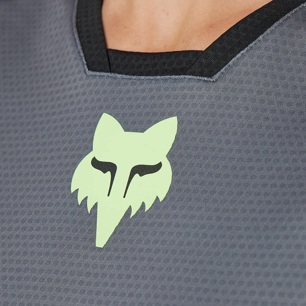 Fox Womens Defend Race Ss Jersey [Pewter]