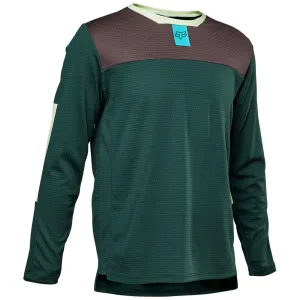 FOX YOUTH DEFEND LS JERSEY [EMERALD]