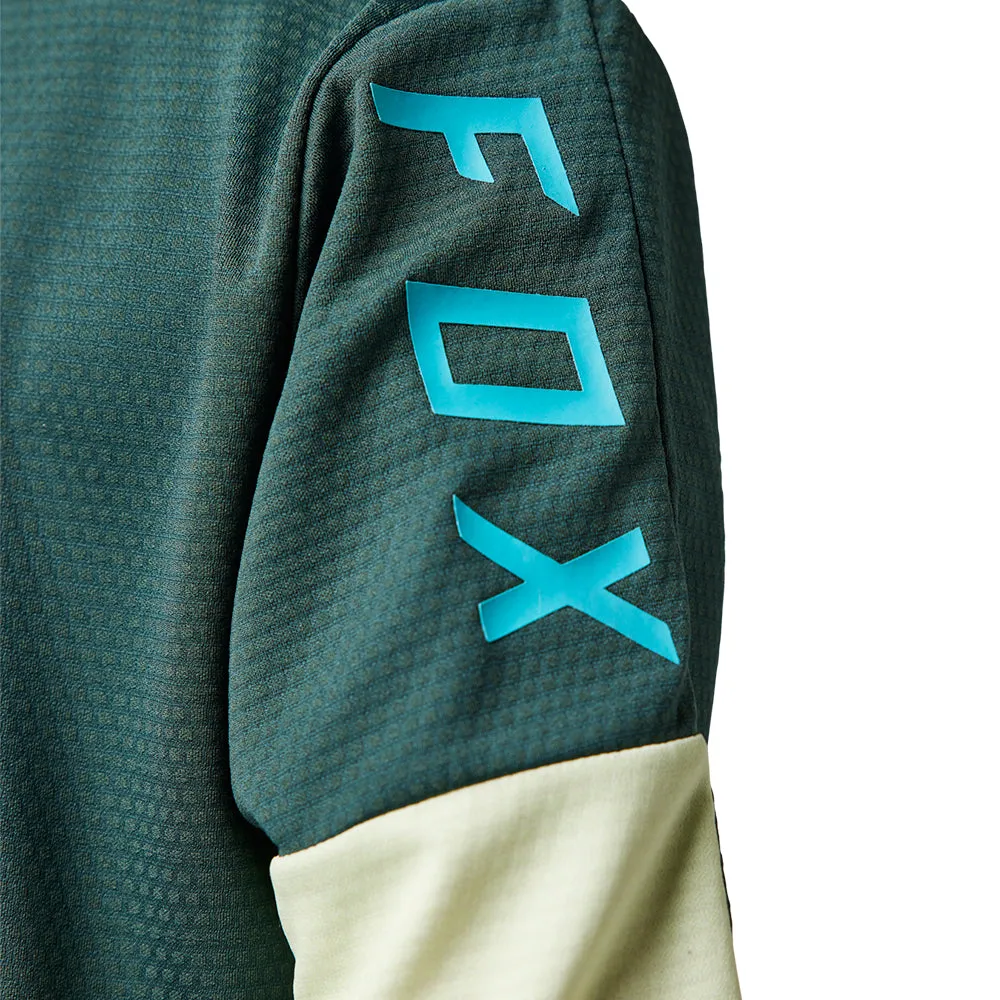 FOX YOUTH DEFEND LS JERSEY [EMERALD]