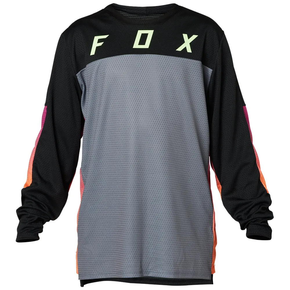 Fox Youth Defend Ls Jersey Race [Black]