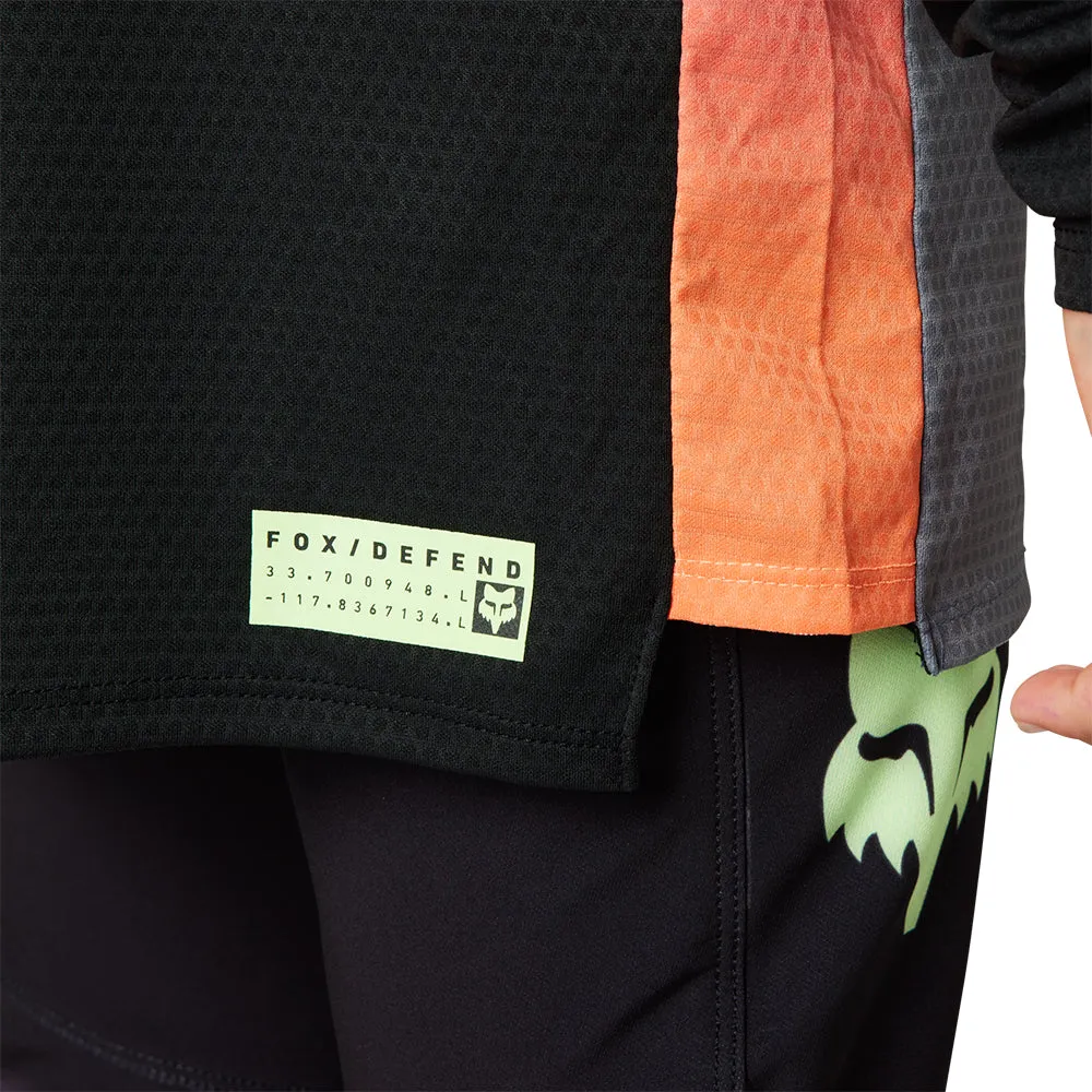 Fox Youth Defend Ls Jersey Race [Black]