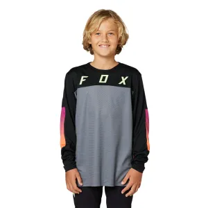 Fox Youth Defend Ls Jersey Race [Black]