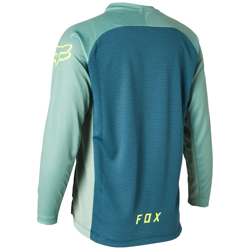 Fox Youth Defend Ls Jersey - Slate Blue