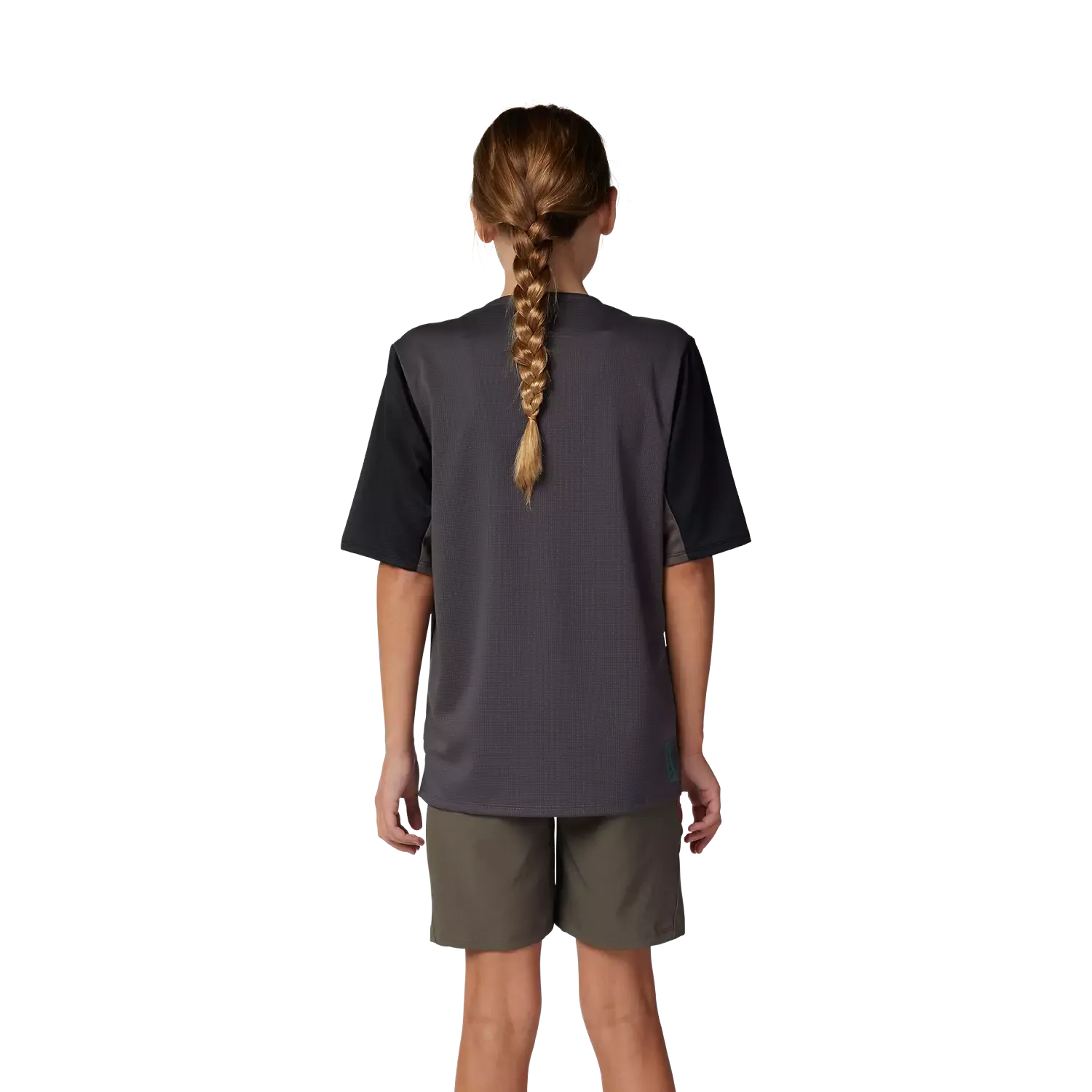 Fox YOUTH DEFEND SS JERSEY - Graphite Grey