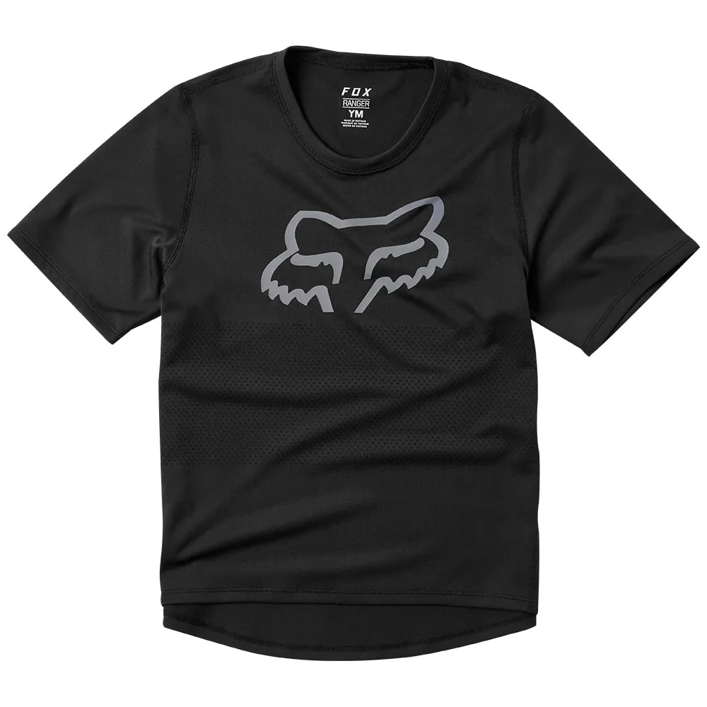 Fox Youth Ranger Ss Jersey - Black