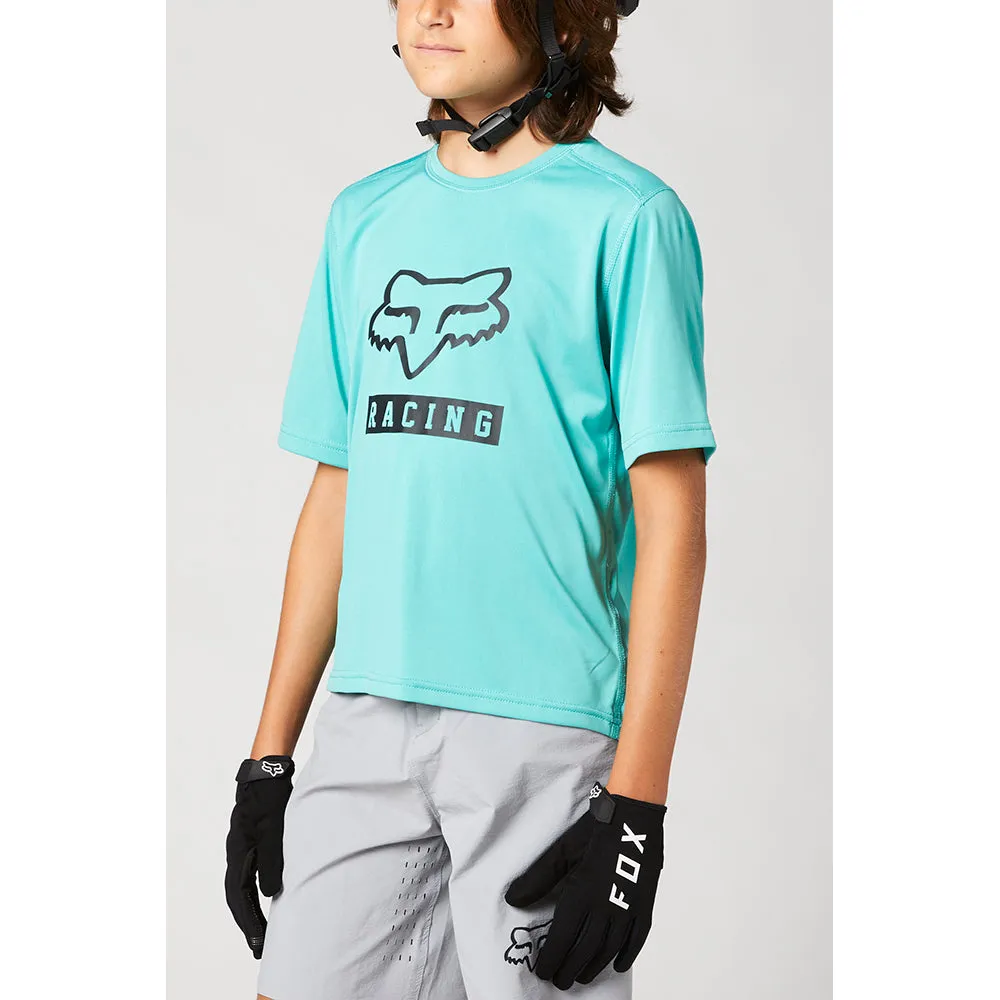 Fox Youth Ranger Ss Jersey - Teal