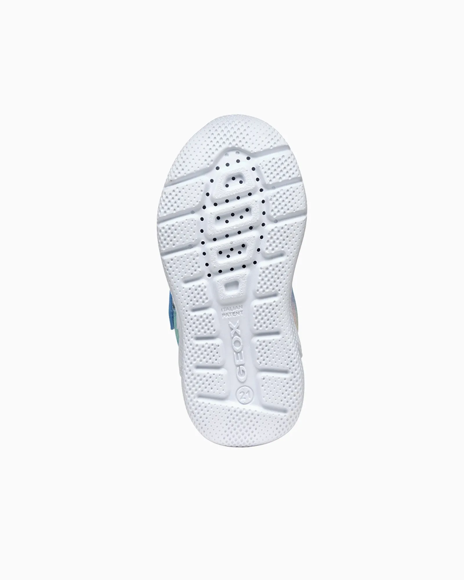 Geox Sprintye Baby Girl Trainers in Sky/Multi