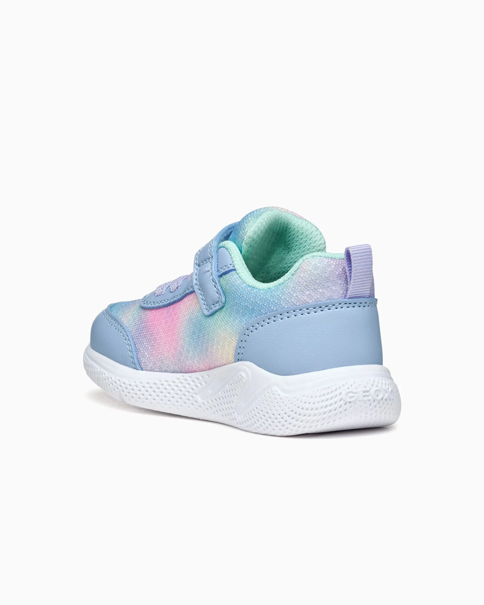 Geox Sprintye Baby Girl Trainers in Sky/Multi