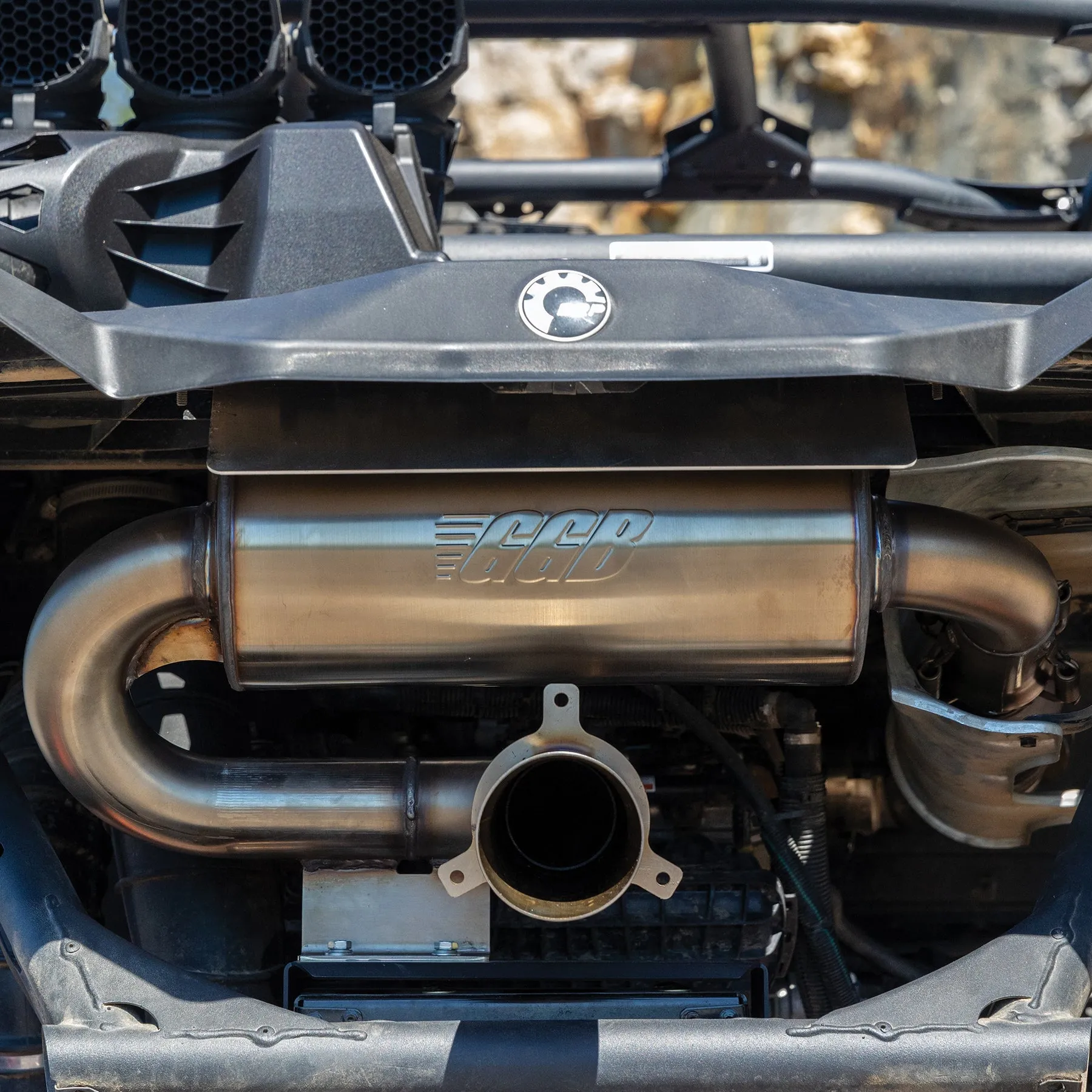 GGB Stainless Steel Muffler and Bypass Pipe | 2017-2022 Can-Am Maverick X3 Turbo / Max X3 Turbo