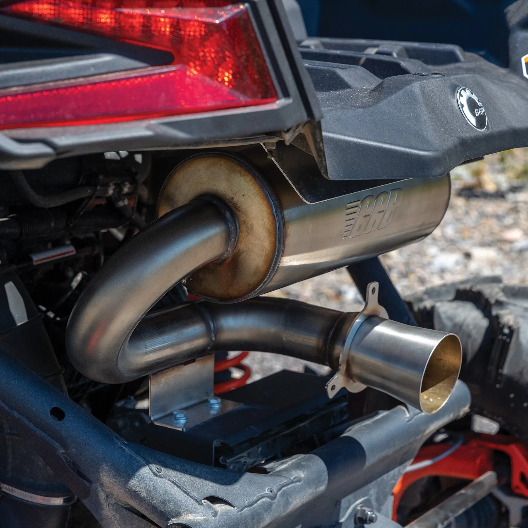 GGB Stainless Steel Muffler and Bypass Pipe | 2017-2022 Can-Am Maverick X3 Turbo / Max X3 Turbo