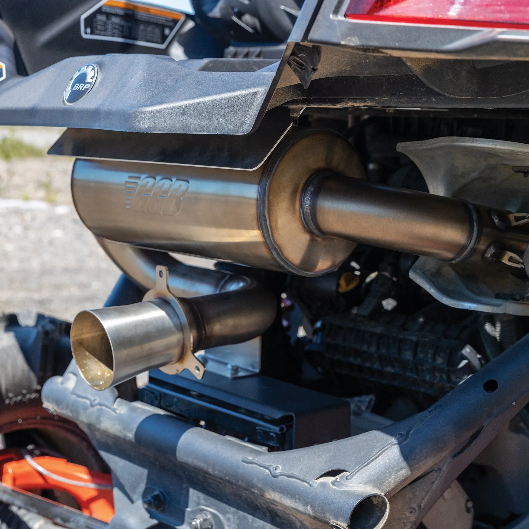 GGB Stainless Steel Muffler and Bypass Pipe | 2017-2022 Can-Am Maverick X3 Turbo / Max X3 Turbo