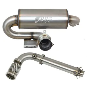 GGB Stainless Steel Muffler and Bypass Pipe | 2017-2022 Can-Am Maverick X3 Turbo / Max X3 Turbo