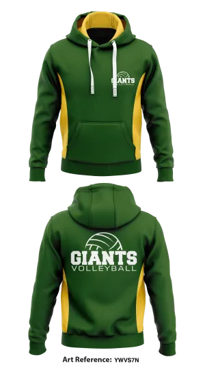Giants Volleyball  Core Men's Hooded Performance Sweatshirt - ywVS7n