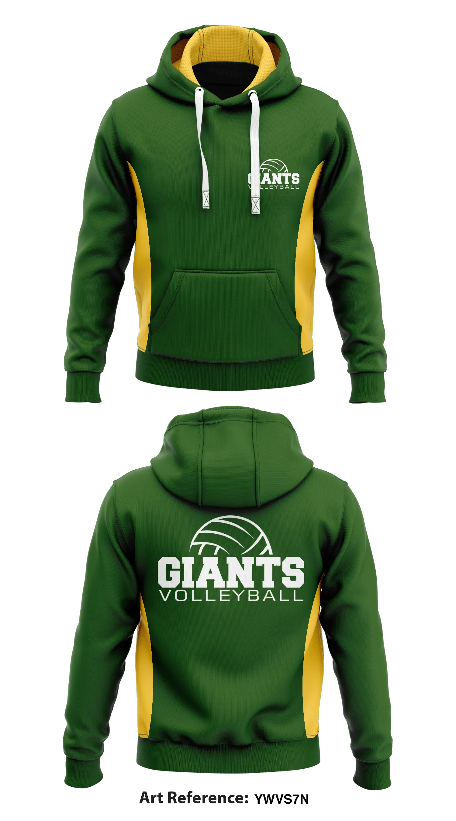 Giants Volleyball  Core Men's Hooded Performance Sweatshirt - ywVS7n