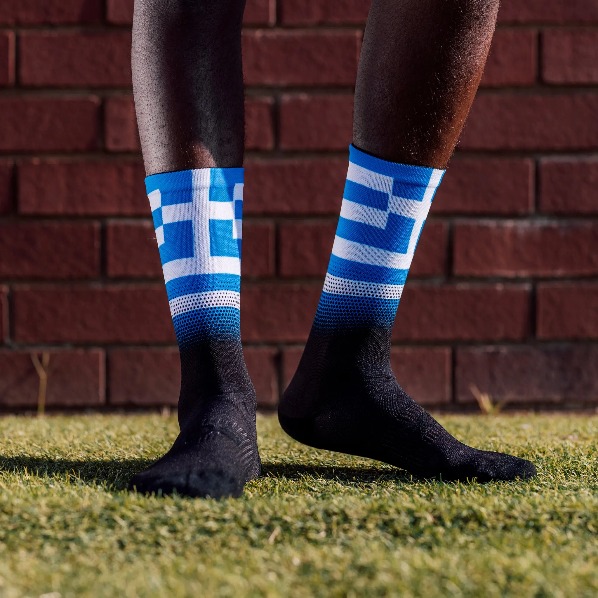 Greece Flag Socks