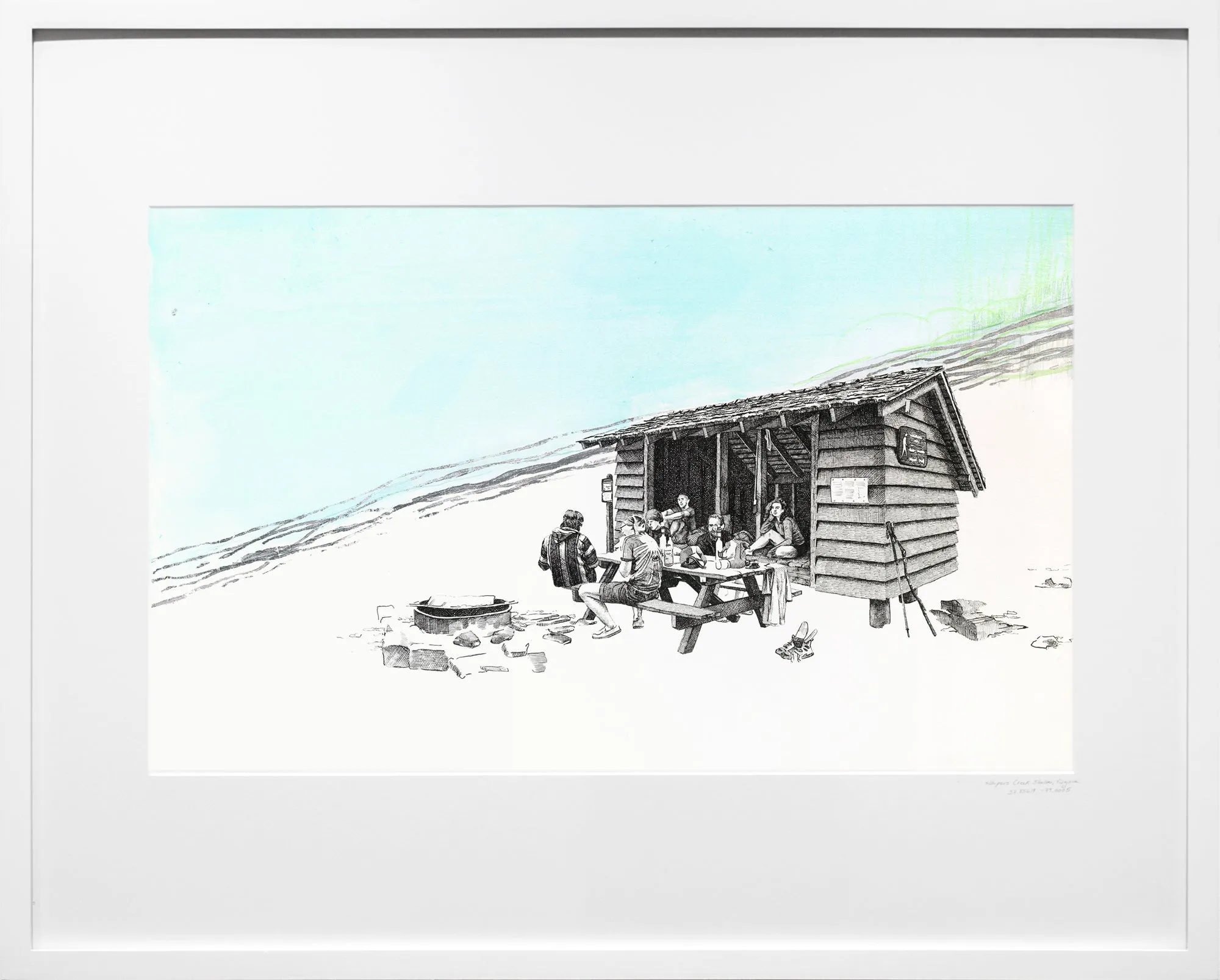 Harpers Creek Shelter, Virginia, [ 37.85619, -79.0005 ]