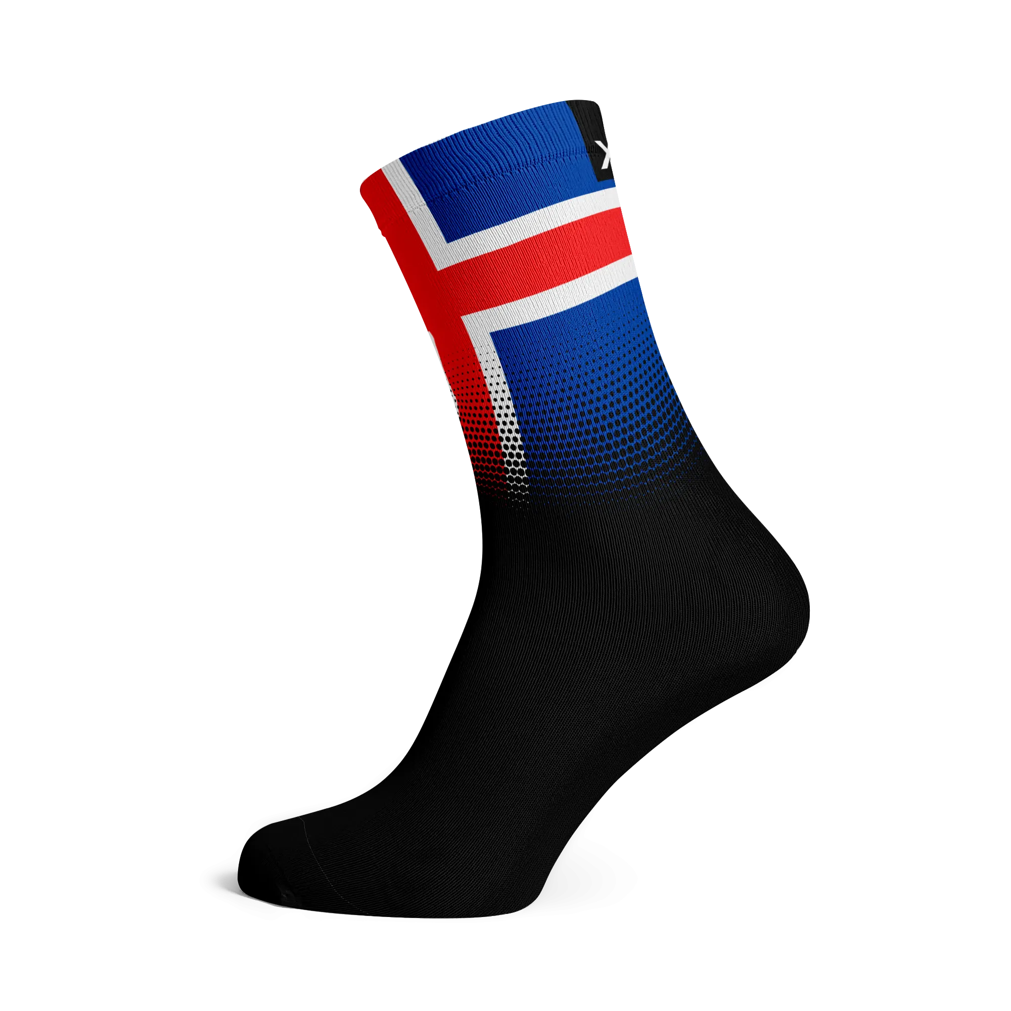 Iceland Flag Socks
