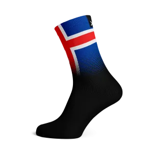 Iceland Flag Socks
