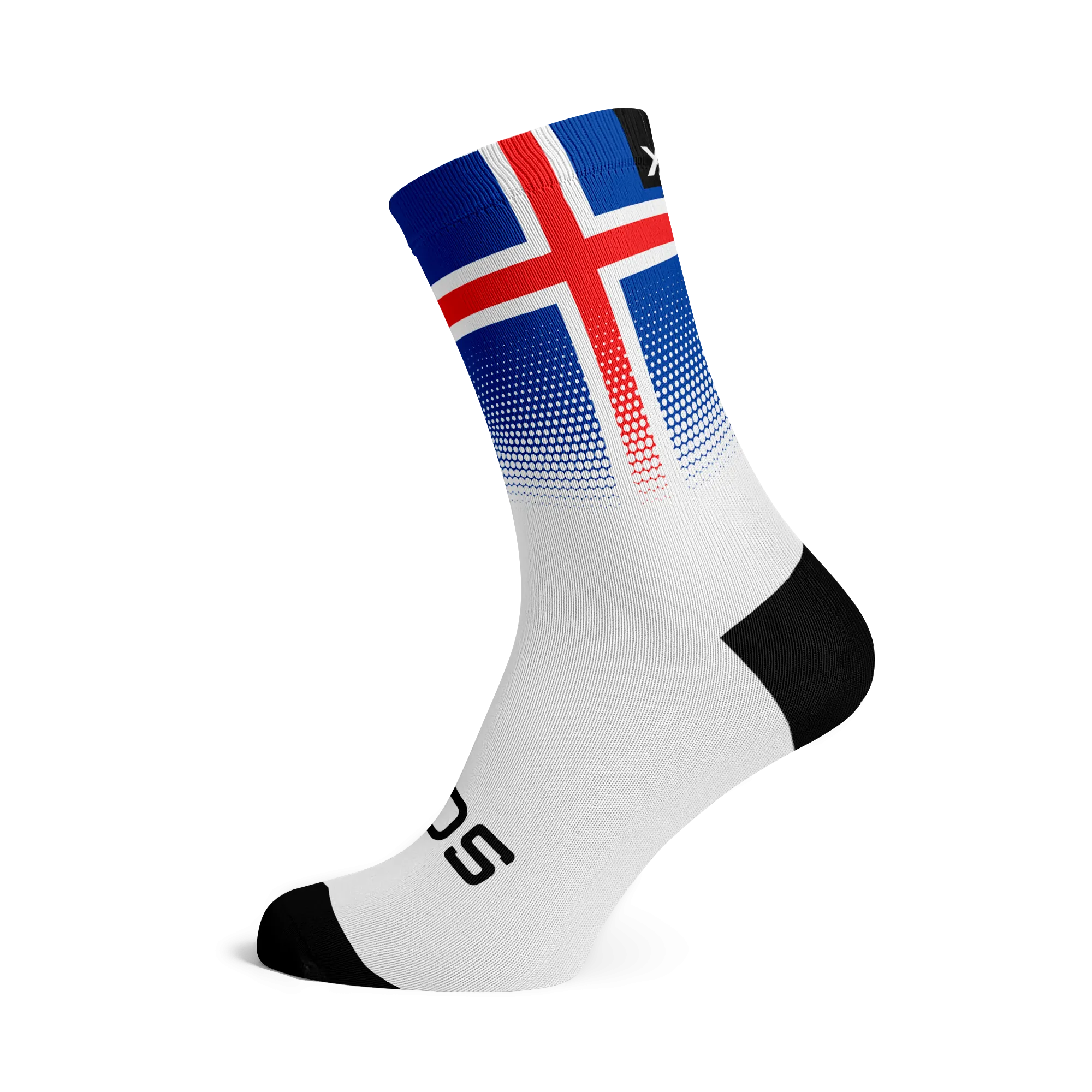 Iceland Flag Socks