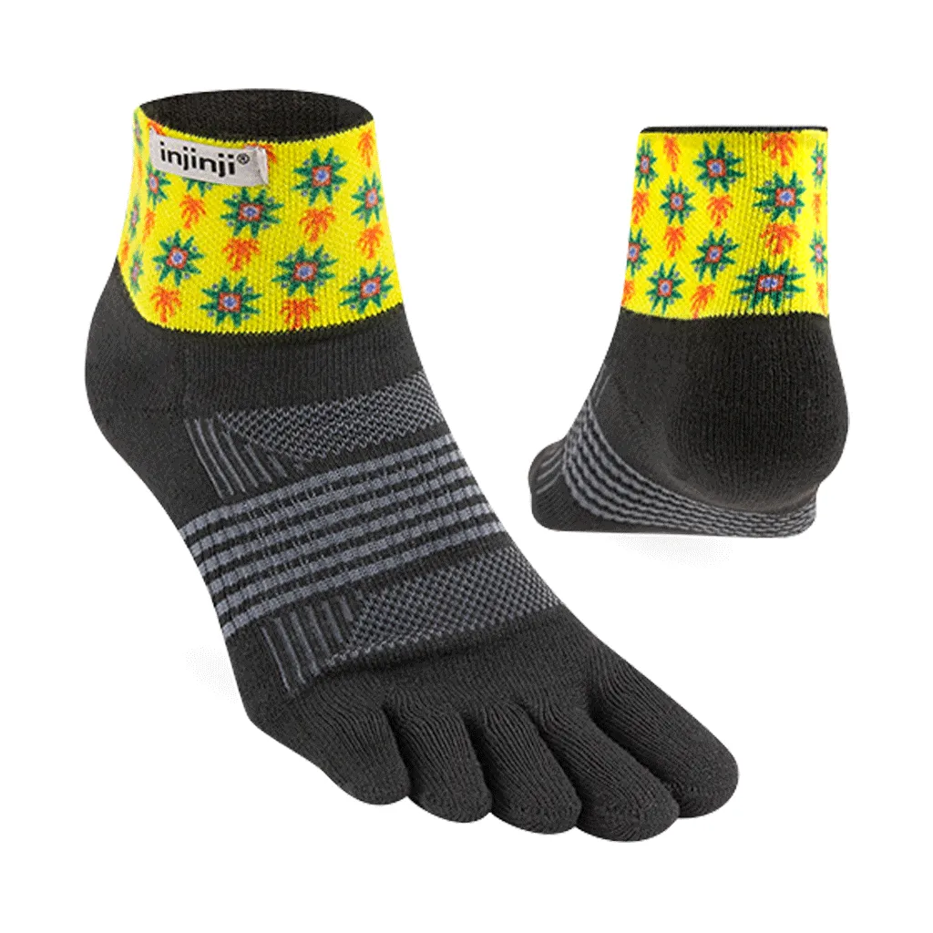 Injinji Artist Designed Women's Trail Mini-Crew Toesocks