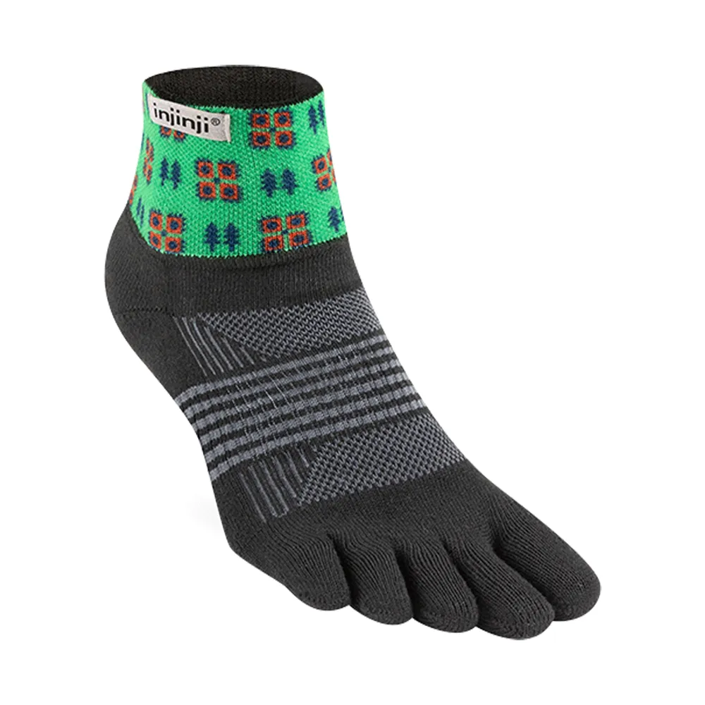 Injinji Artist Designed Women's Trail Mini-Crew Toesocks