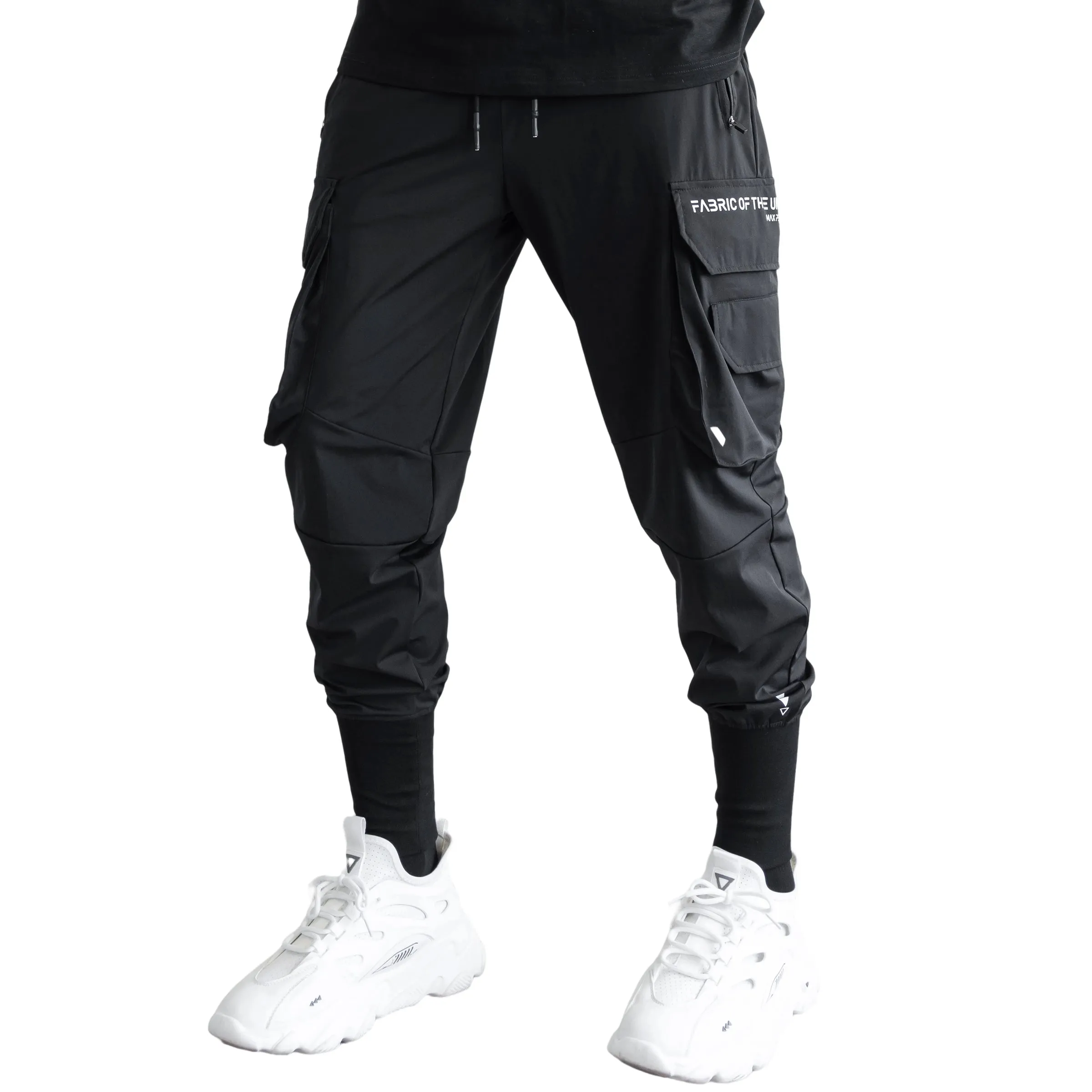 J-Type 005 Black Athletic Joggers