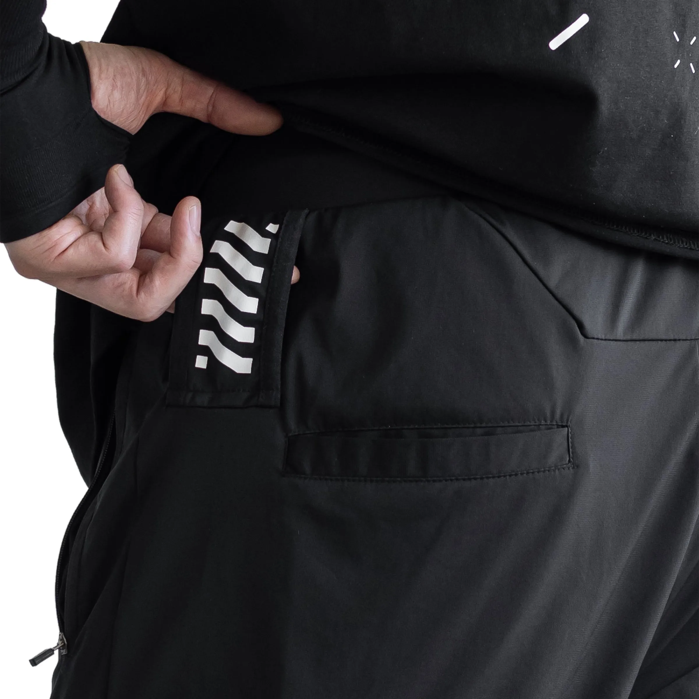 J-Type 005 Black Athletic Joggers