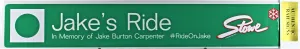 Jake's Ride Trail Sign