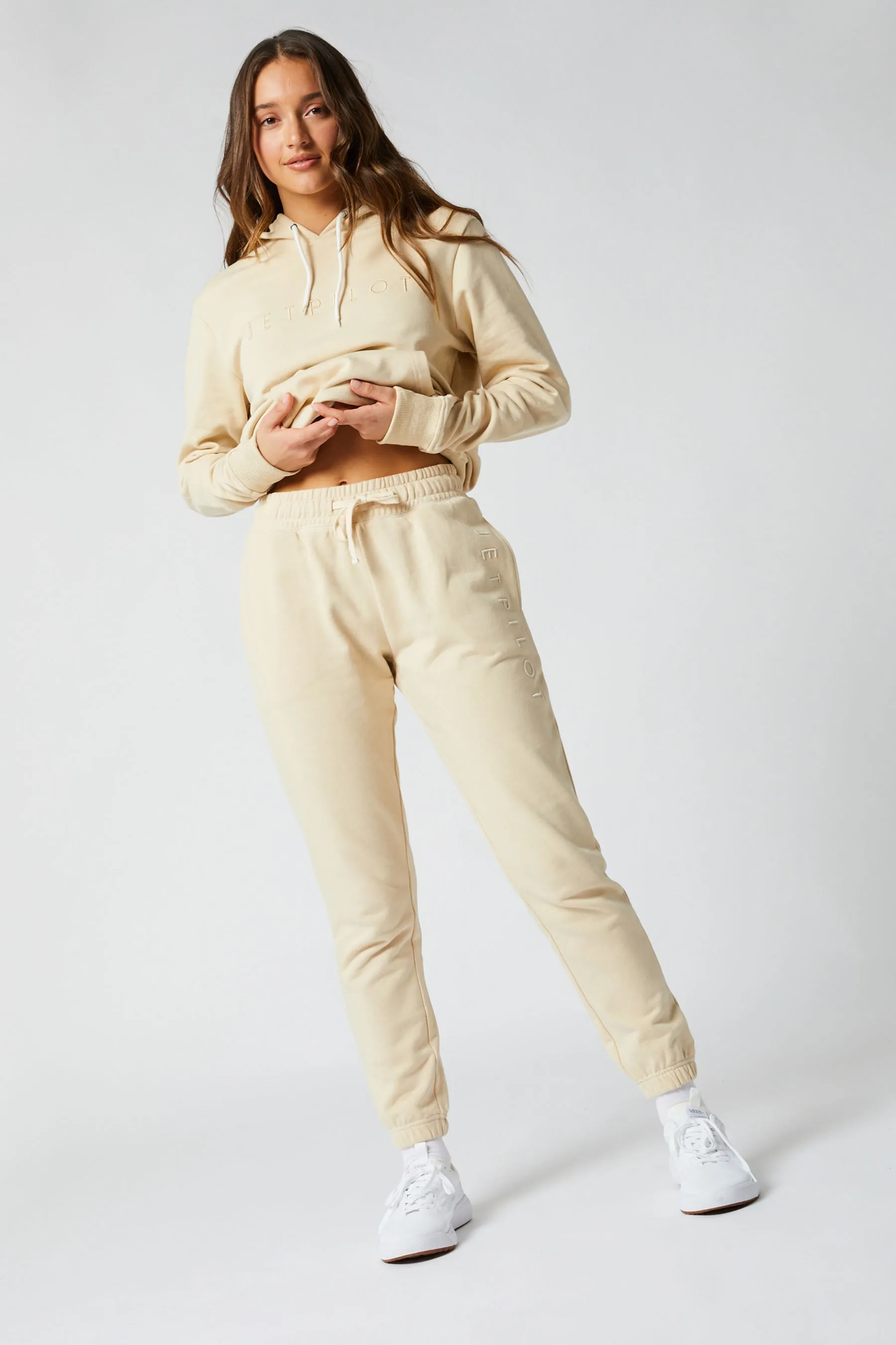 Jetpilot Simple Ladies Trackpant - Tan