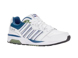 K-Swiss Men Si-18 Rannell Court Shoes in White/Vallarta Blue/Loden Frost
