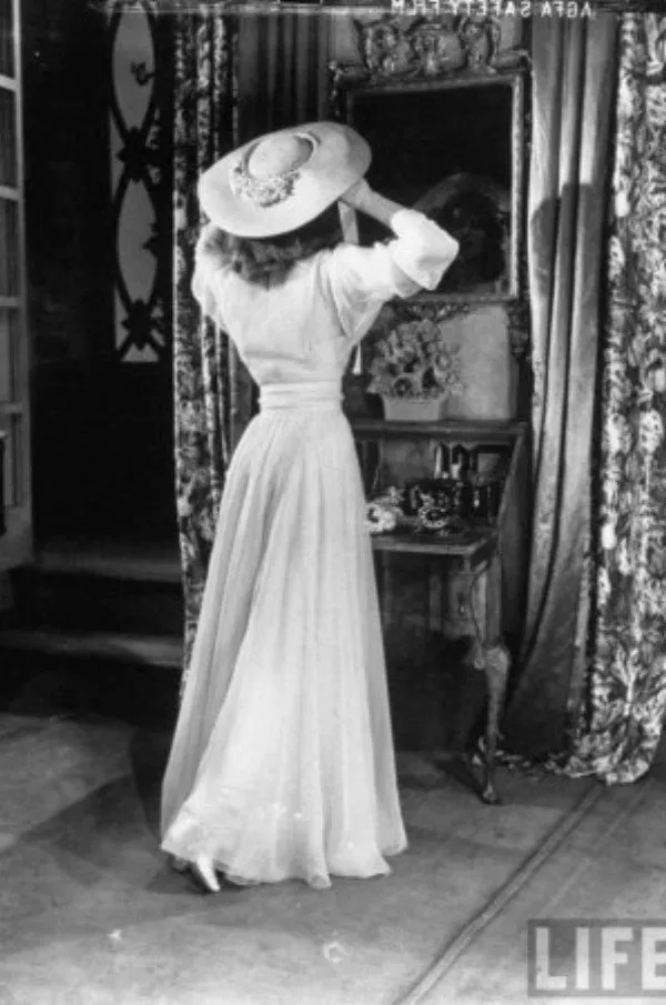 Katharine Hepburn Dress The Philadelphia Story White Prom Dress