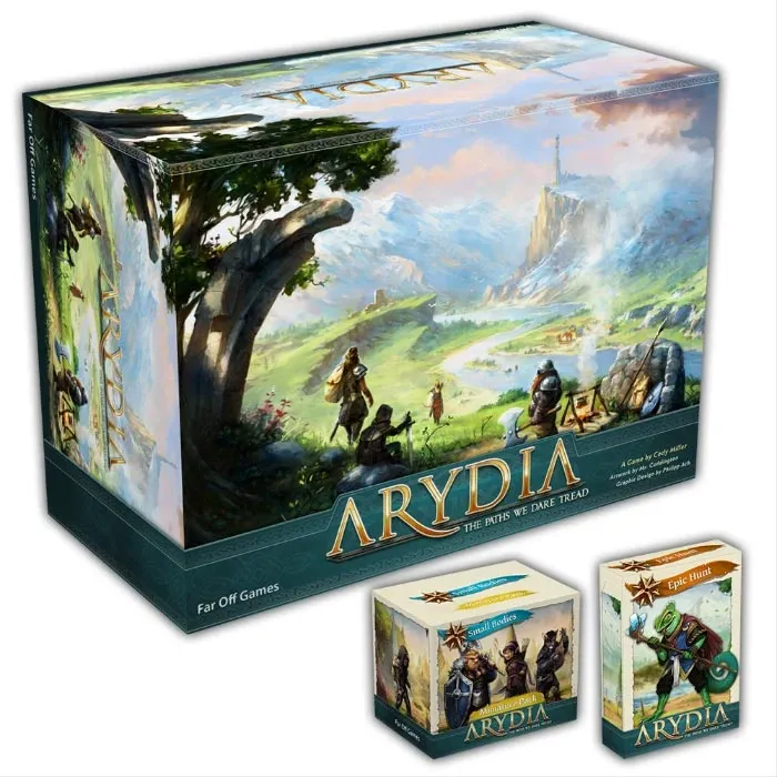Kickstarter Arydia: The Paths We Dare Tread (Base Game   Small Bodies   Epic Hunt Pledge)