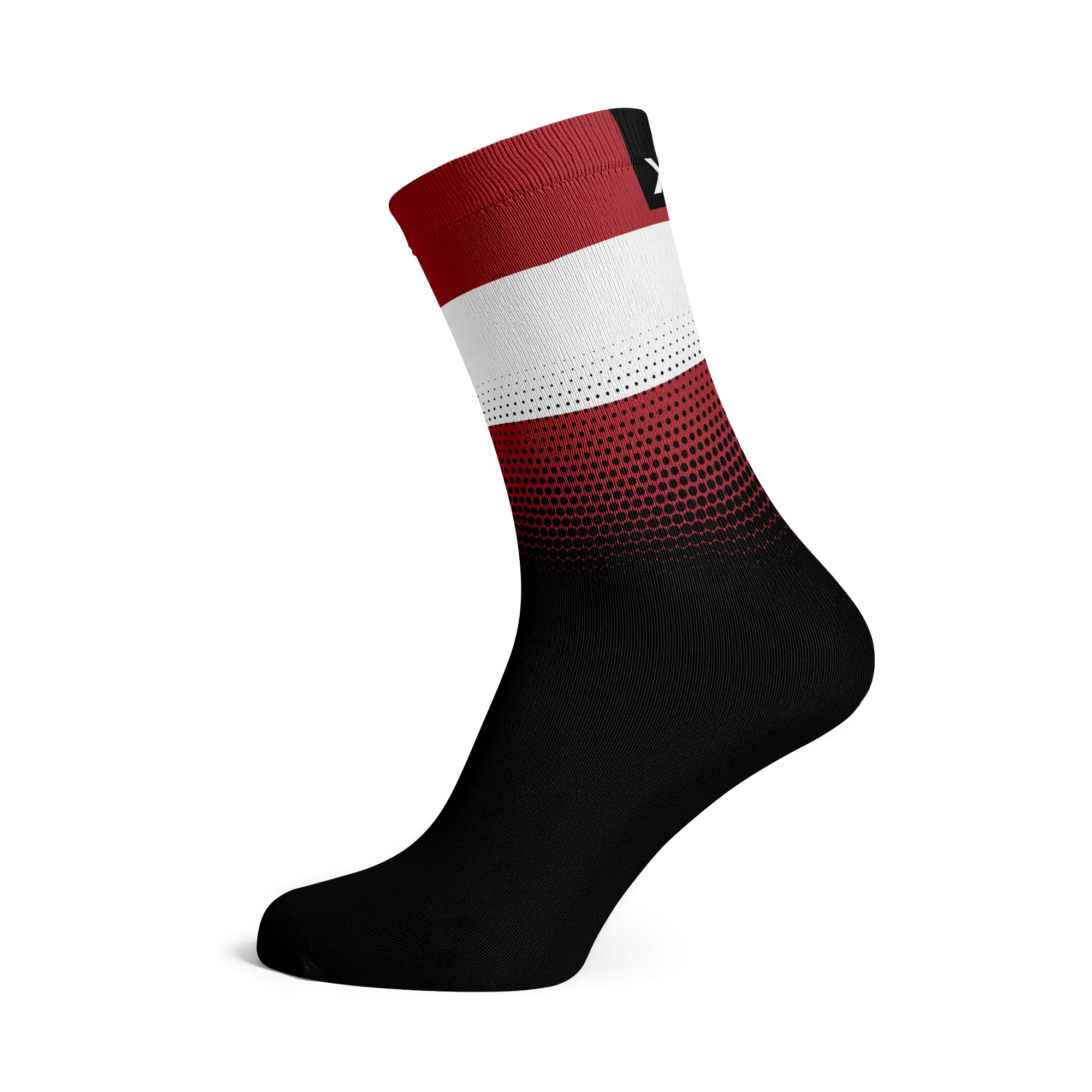 Latvia Flag Socks