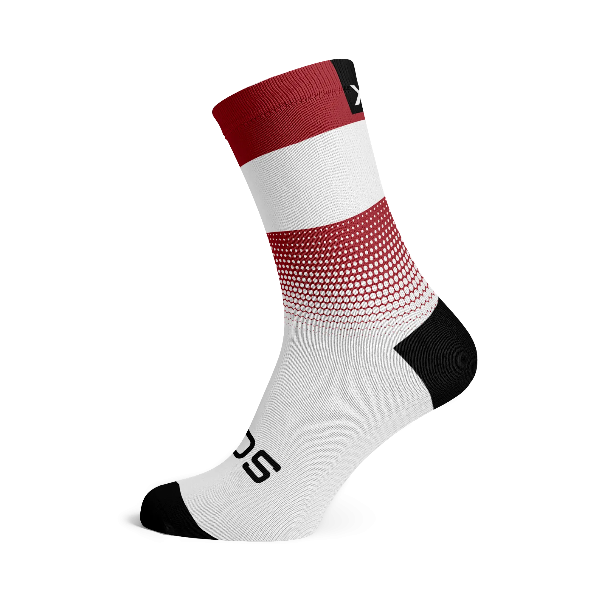 Latvia Flag Socks