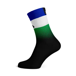 Lesotho Flag Socks