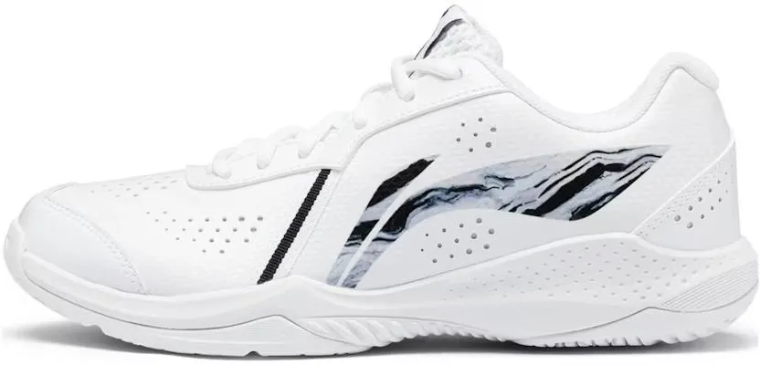 Li-Ning Thunder Lite Unisex Badminton Shoes - White / Grey