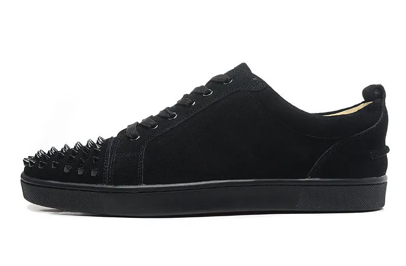 Low-cut frosted-toe spiked Men sneakers