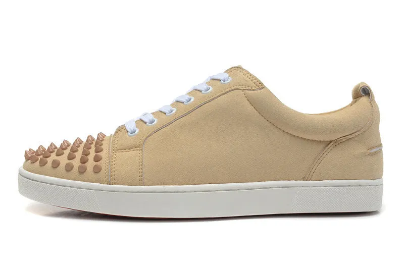 Low-cut frosted-toe spiked Men sneakers