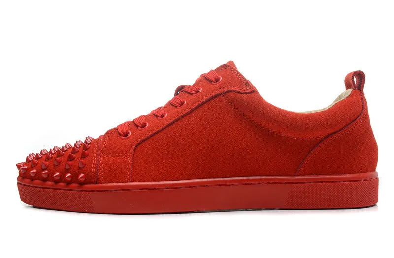 Low-cut frosted-toe spiked Men sneakers
