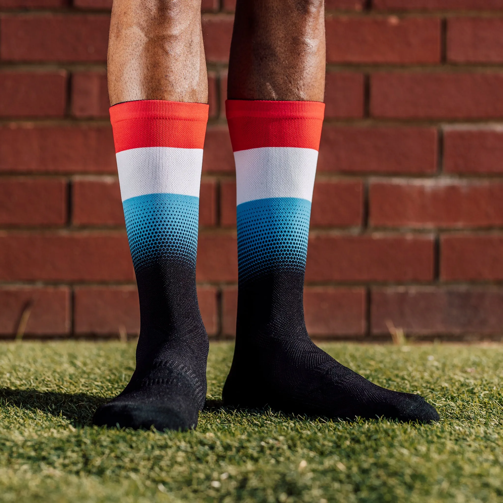 Luxembourg Flag Socks