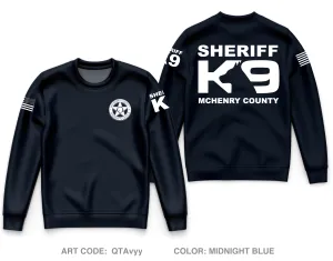 MCSO K-9 Unit Fundraising Collection Core Men's Crewneck Performance Sweatshirt - QTAvyy