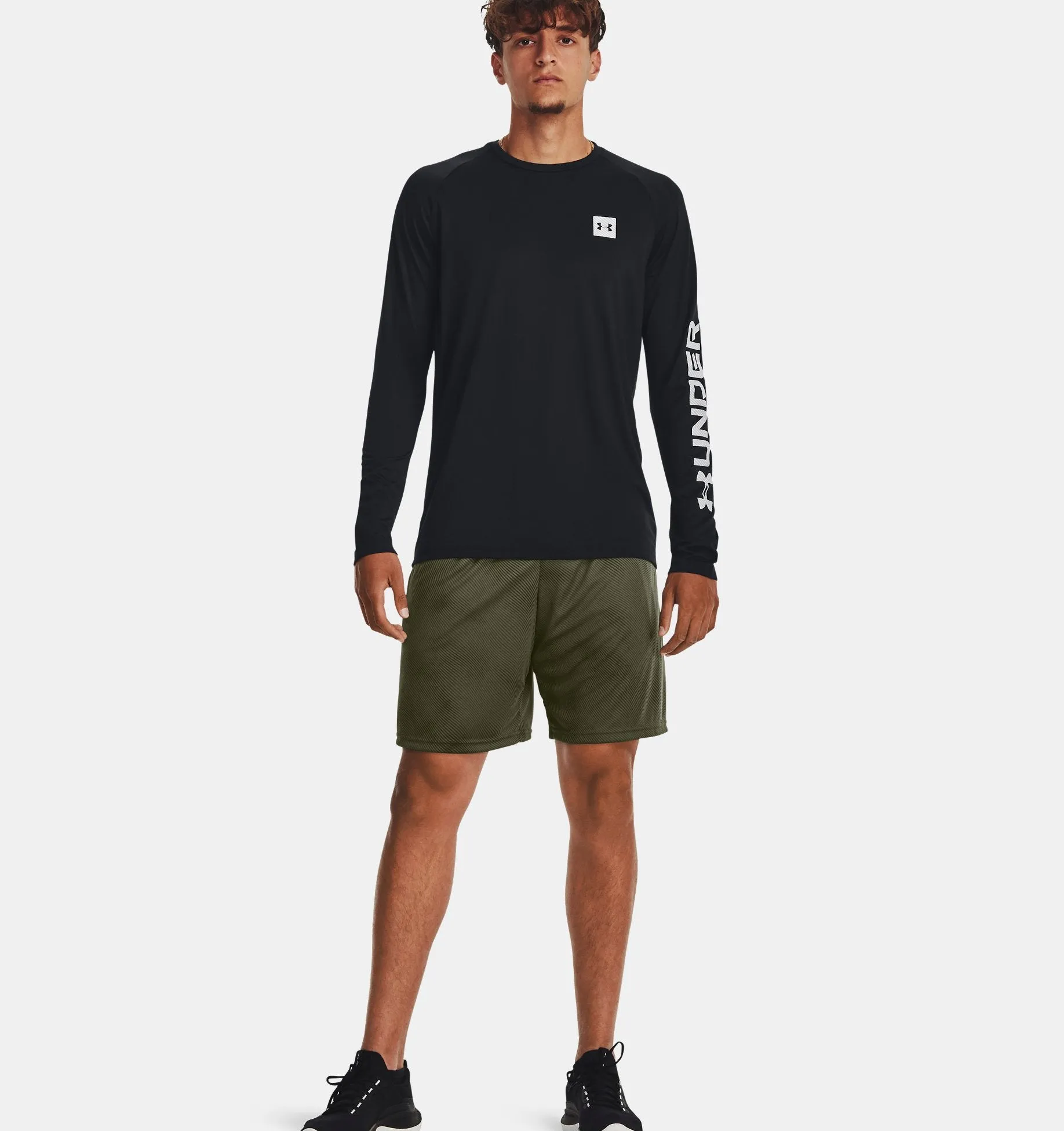 Men's UA Tech Print Fill Long Sleeve