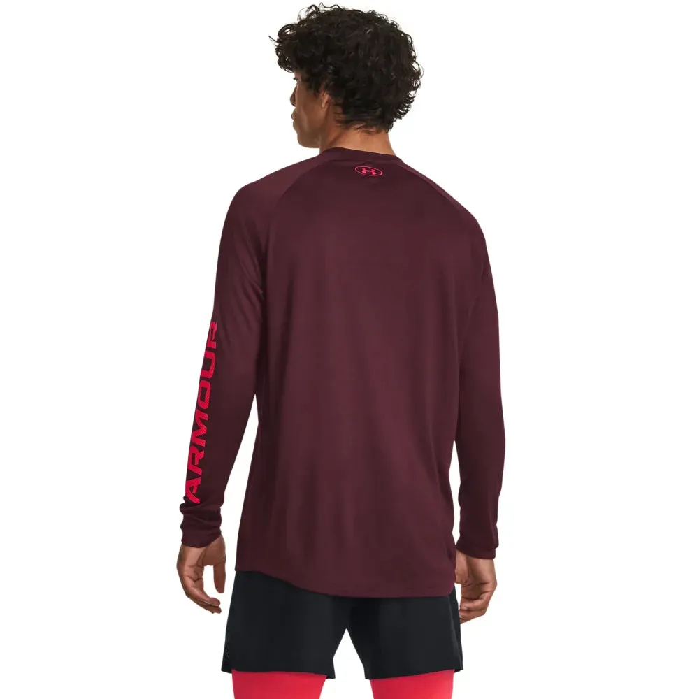 Men's UA Tech Print Fill Long Sleeve