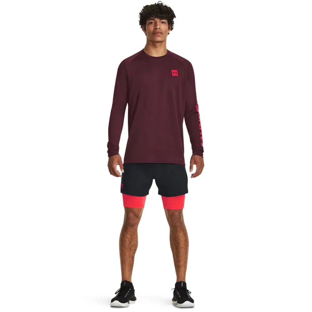 Men's UA Tech Print Fill Long Sleeve