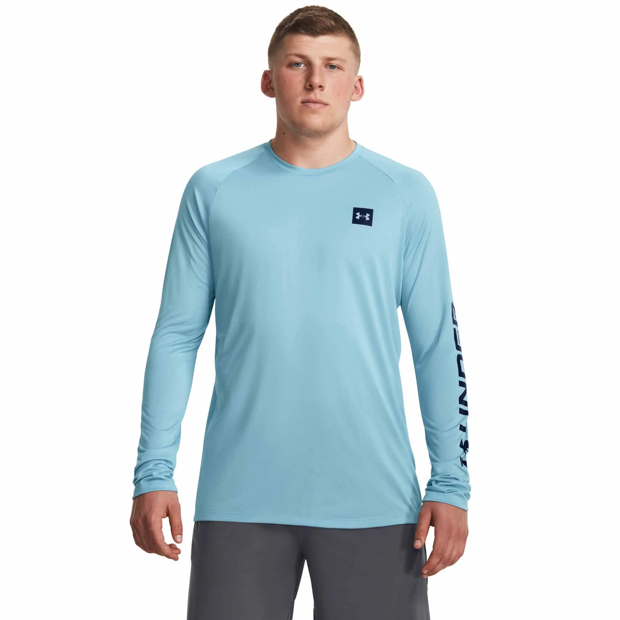 Men's UA Tech Print Fill Long Sleeve