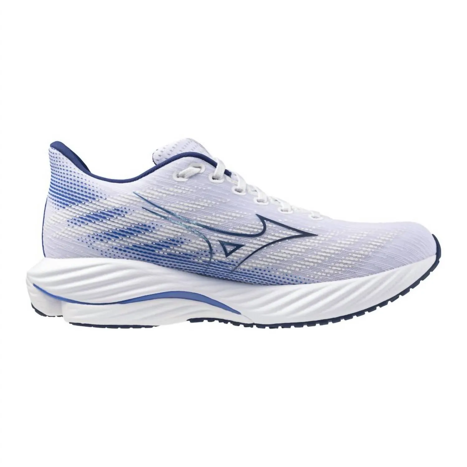 Men's Wave Rider 28 Shoes In White-Estate Blue