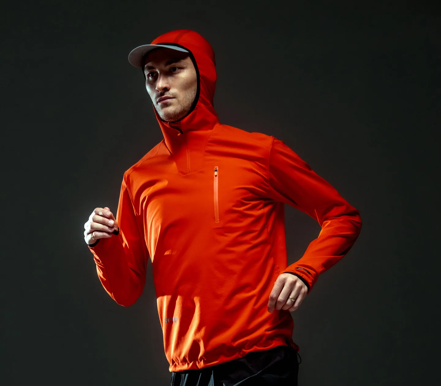 Men's Winter Anorak | Orange