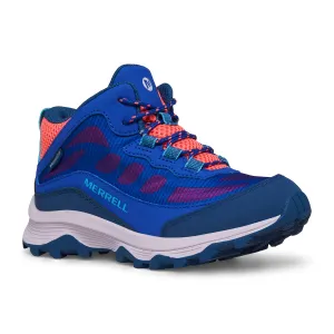 Merrell MoabSpeed Mid WP Hiker - Blue/Berry/Turquoise