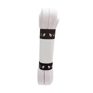 National Shoe Oval Shoe Laces - White