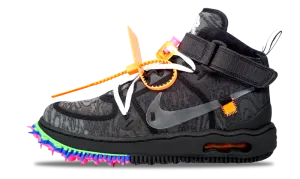 Nike Air Force 1 Mid x OFF-WHITE Black 2022 (DO6290-001) Men's Size 5-14